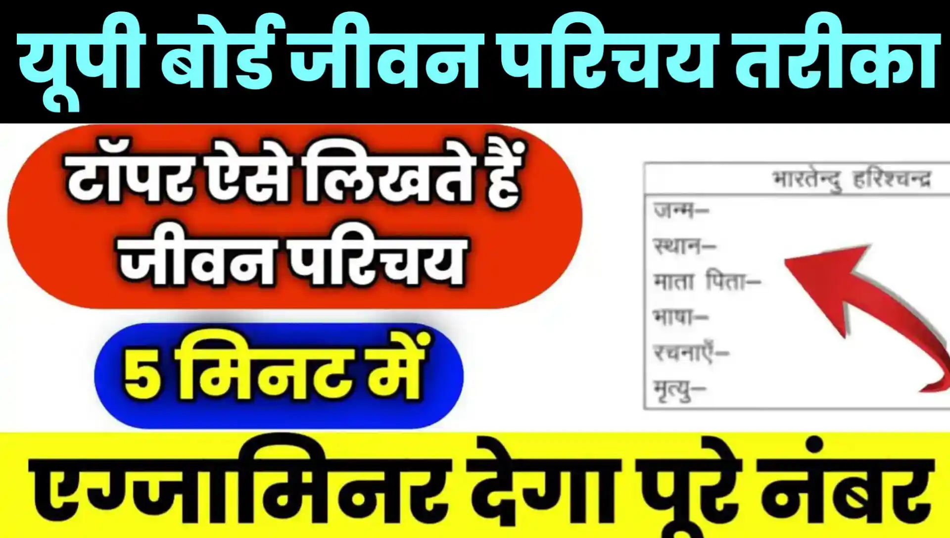 UP Board Jivan Parichay Kaise Likhe 2026